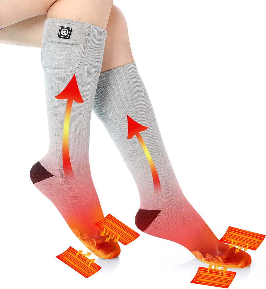 Calcetines recargables con calefacción incorporada para uso en invierno