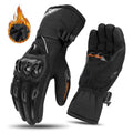 FrostGuard Winter Waterproof Insulated Motorcycle Gloves For Cold Weather Riding