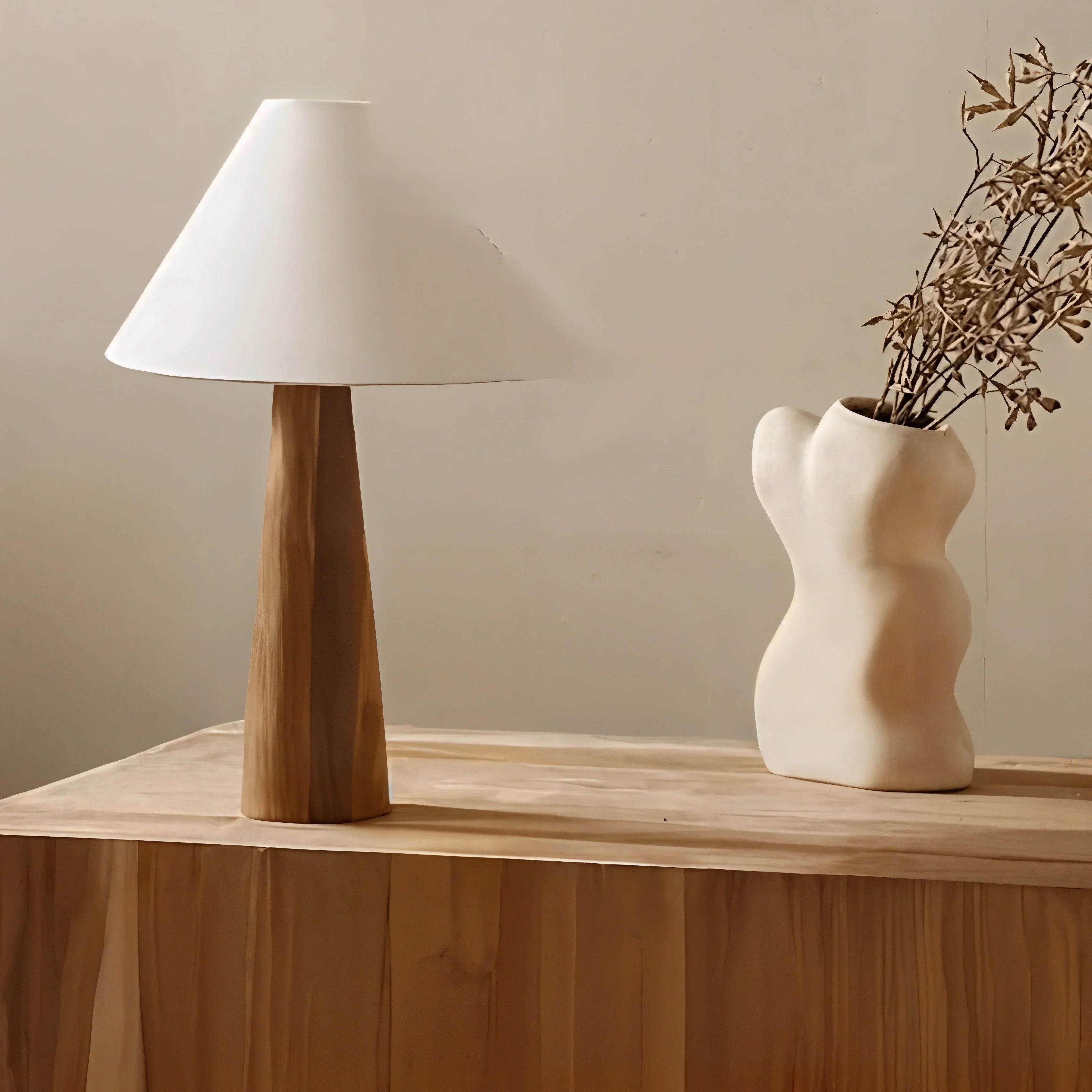 Aurorawood LED Tischlampe elegantes Licht für moderne Räume