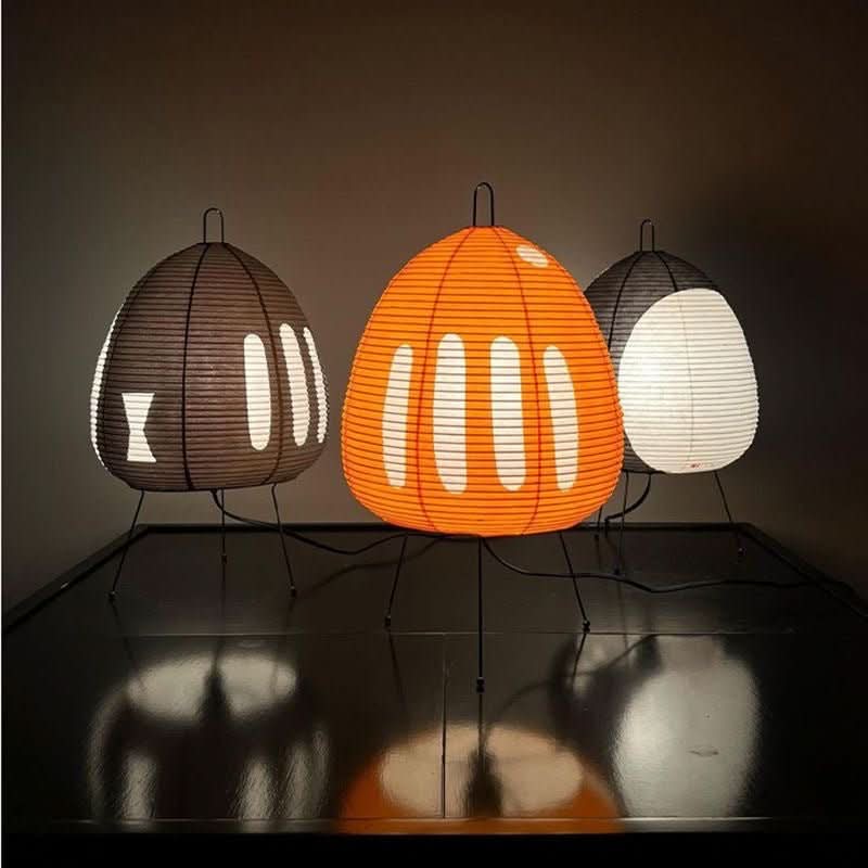 Candeeiro de Mesa NovaLume de Papel de Arroz em Estilo Japonês com Luz Suave Difusa para Quarto