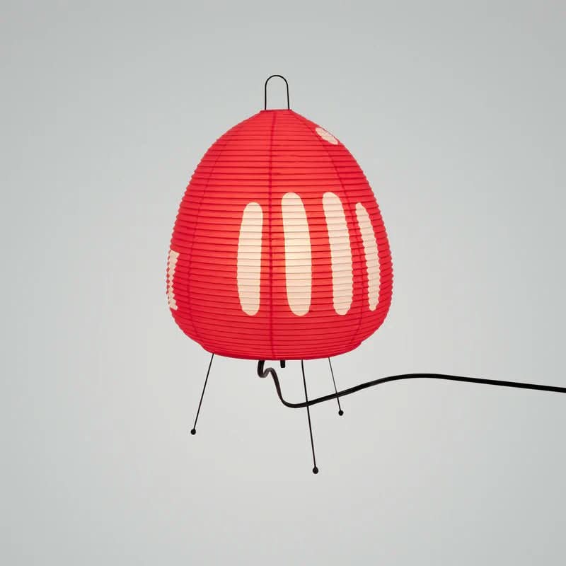 Candeeiro de Mesa NovaLume de Papel de Arroz em Estilo Japonês com Luz Suave Difusa para Quarto