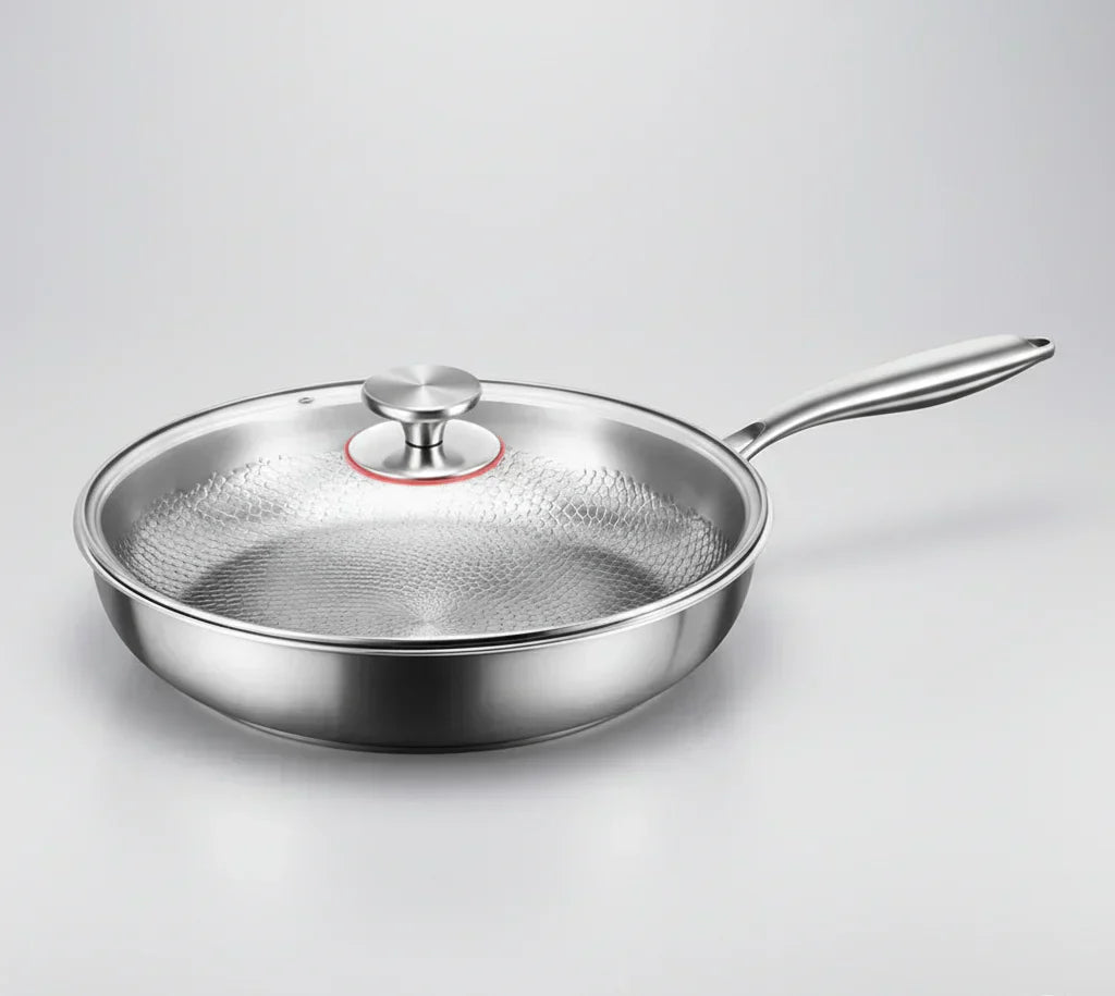 Sartén Antiadherente Martillada Aurora de Titanio para Inducción y Cocina Diaria