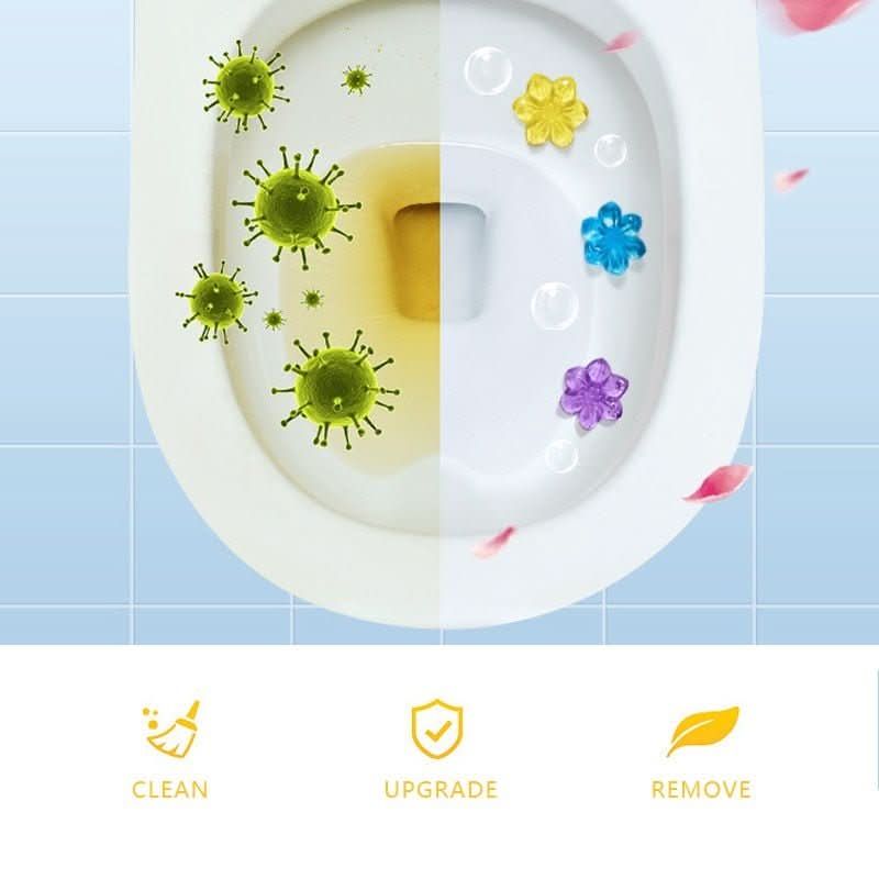 PetalPure Duo Toilet Cleaner And Air Freshener For Home Use With Floral Fragrance
