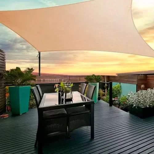 SunGuard Ultra All-Weather UV-solskyddssegel vattentätt för trädgård och camping