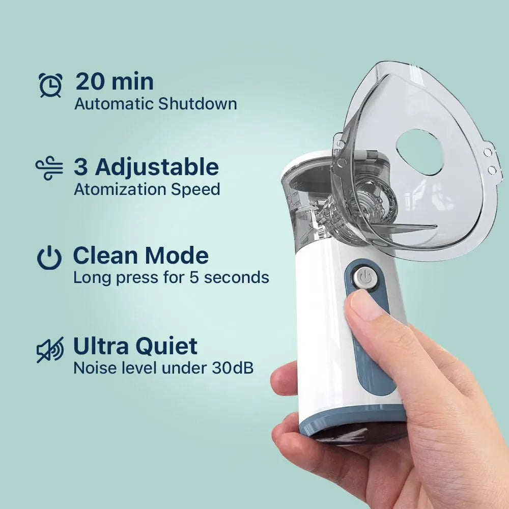 Portable Nebulizer For Cough And Breathing Relief At Home Or Travel