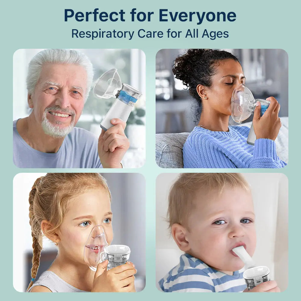Portable Nebulizer For Cough And Breathing Relief At Home Or Travel