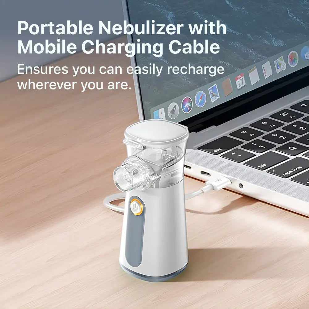 Portable Nebulizer For Cough And Breathing Relief At Home Or Travel