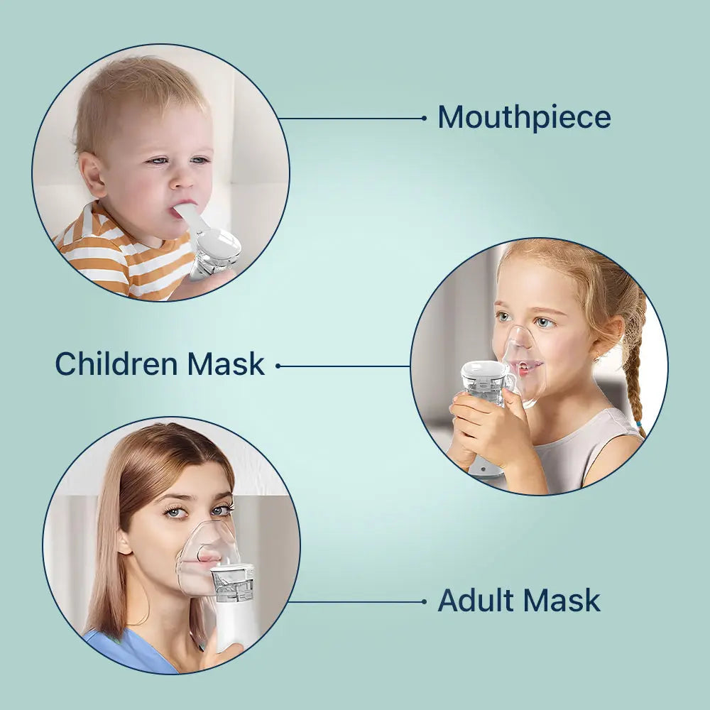Portable Nebulizer For Cough And Breathing Relief At Home Or Travel