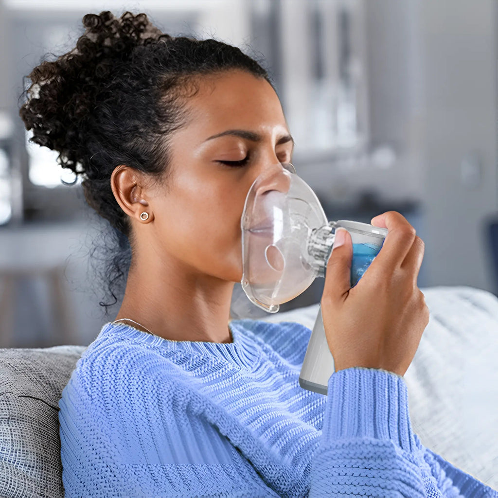 Portable Nebulizer For Cough And Breathing Relief At Home Or Travel
