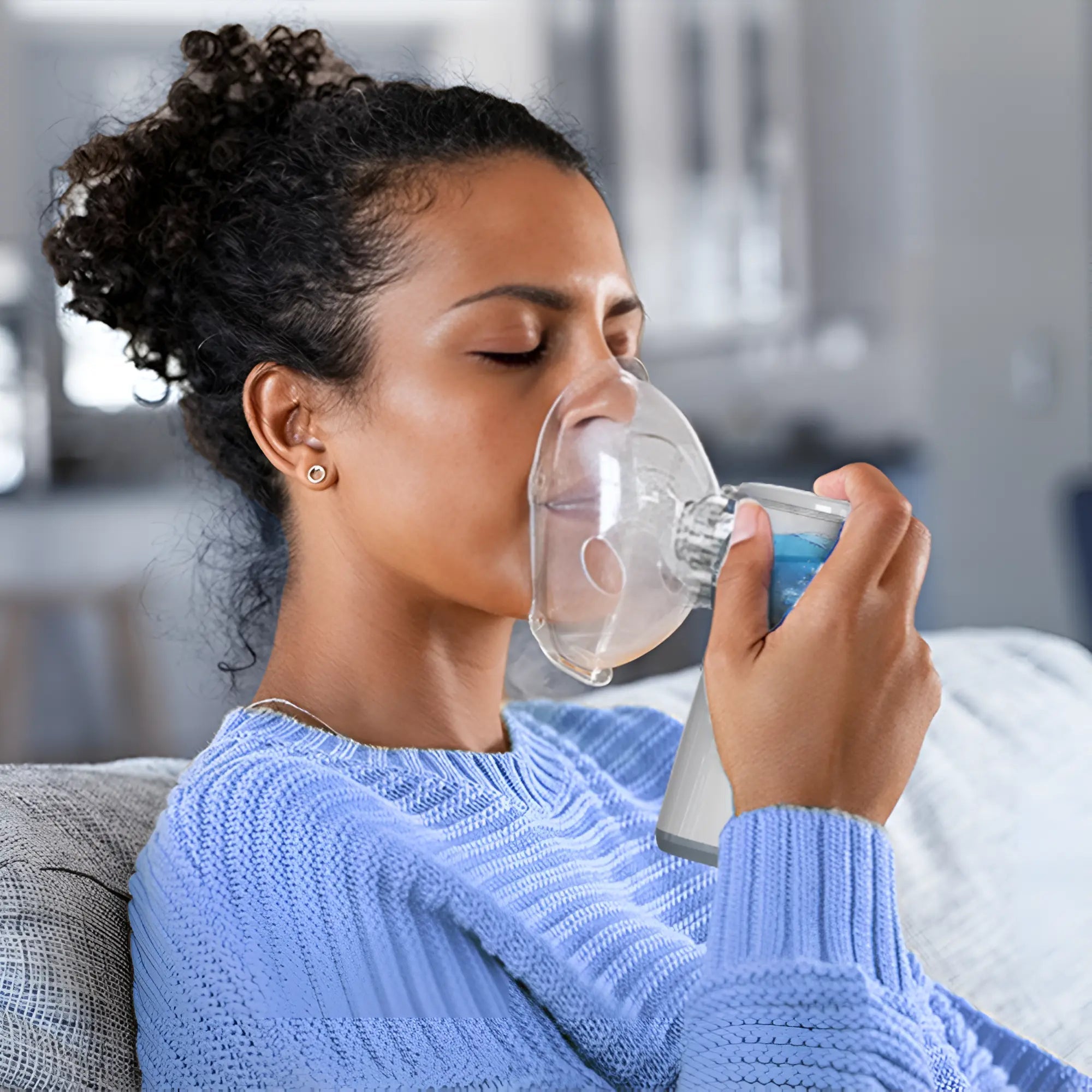 Portable Nebulizer For Cough And Breathing Relief At Home Or Travel
