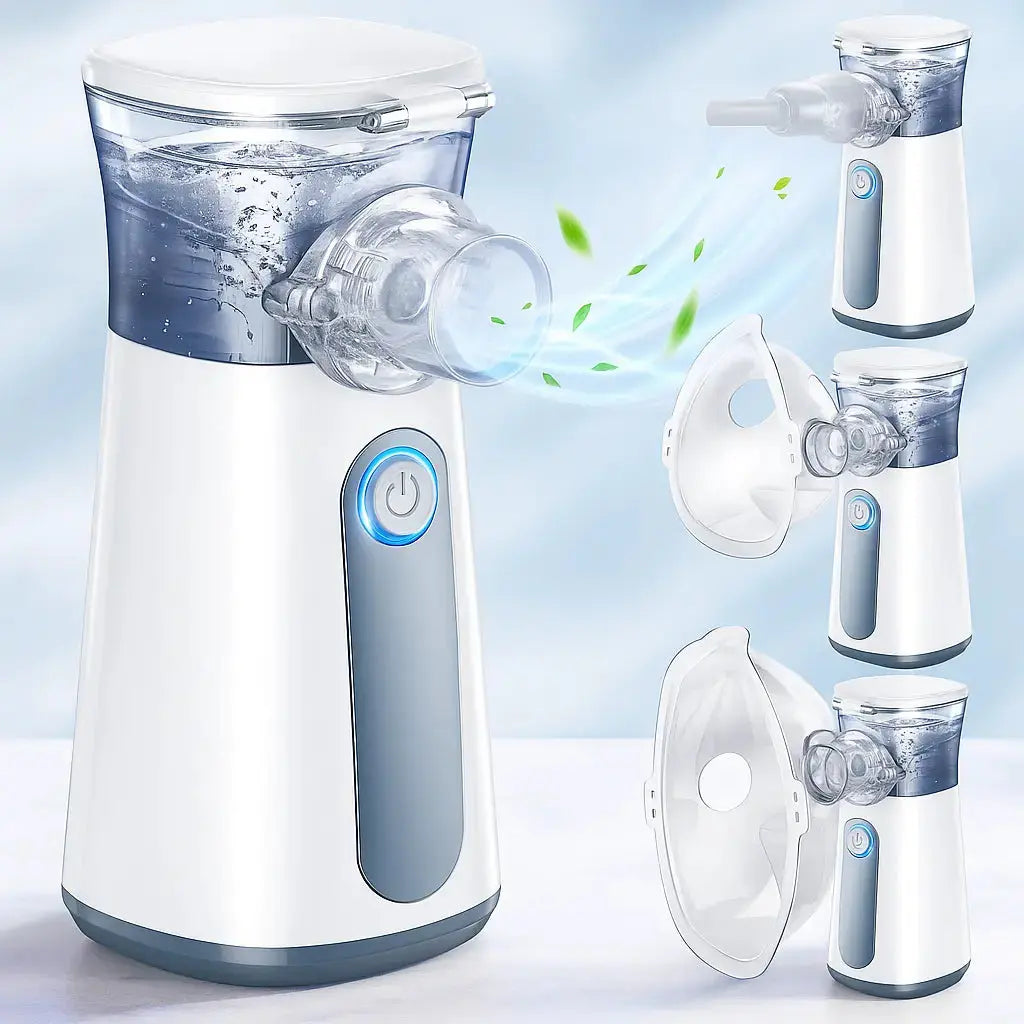 Portable Nebulizer For Cough And Breathing Relief At Home Or Travel