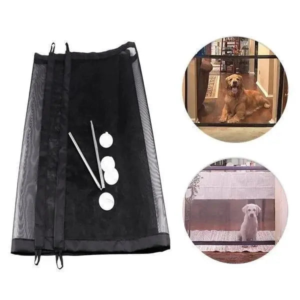Portable Pet Barrier Gate For Doorways, Stairs, And Hallways