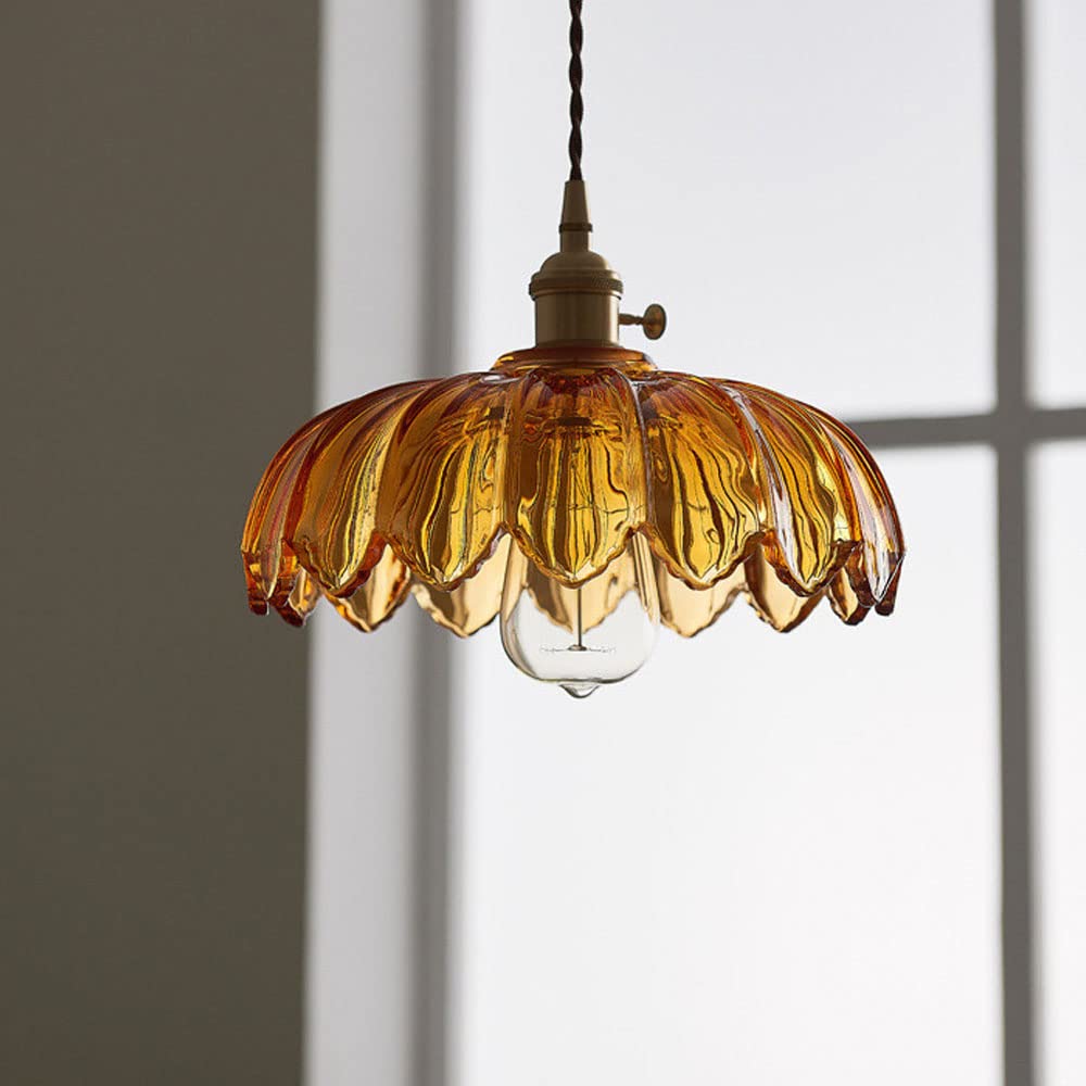 Solara Translucente Glas-Pendelleuchte mit Kupferbasis für moderne Innenräume