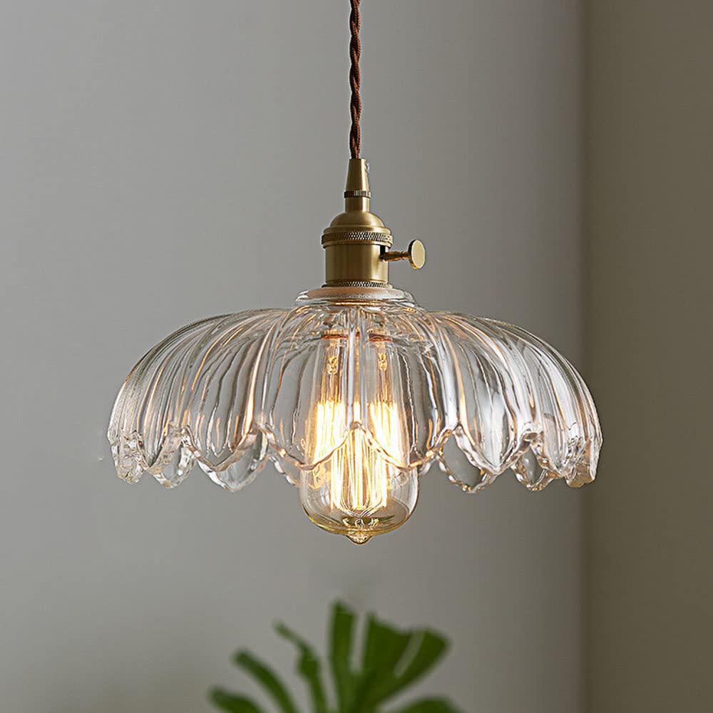 Solara Translucente Glas-Pendelleuchte mit Kupferbasis für moderne Innenräume