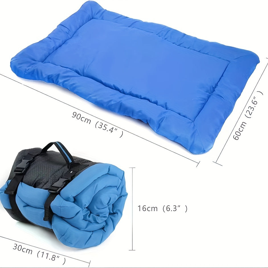 Petventure Foldable Dog Mat for Travel and Hiking, Waterproof, 90x60 Cm