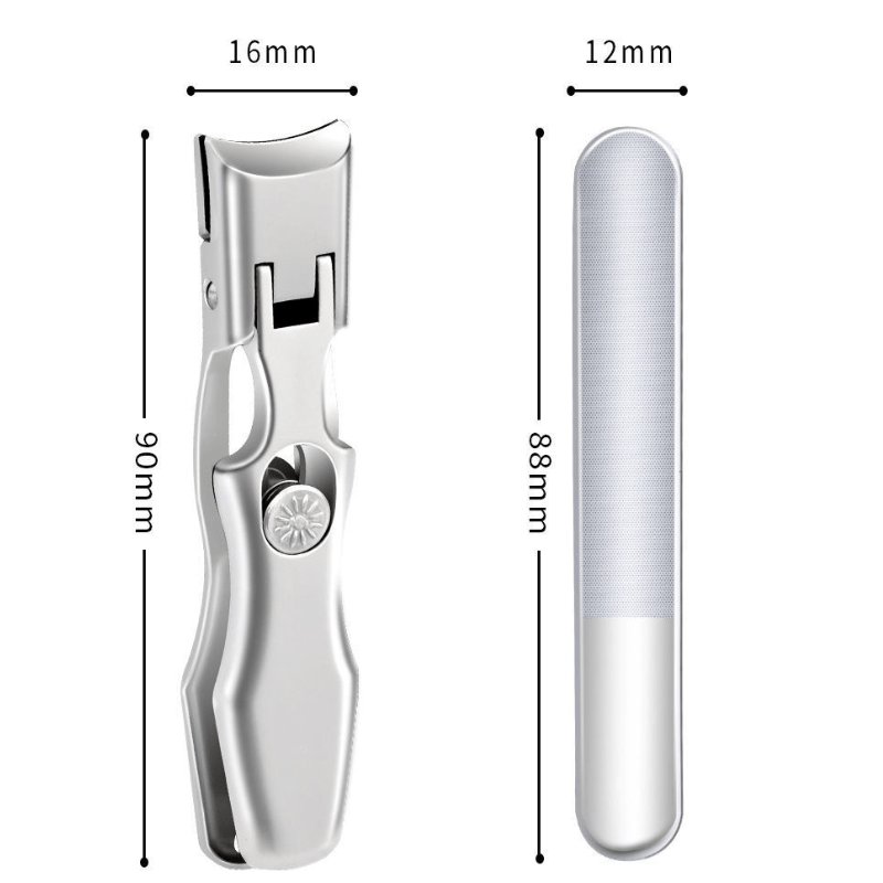 NailForge Tykk Negleklipper Premium Ergonomisk Skarp Rustfritt Stål