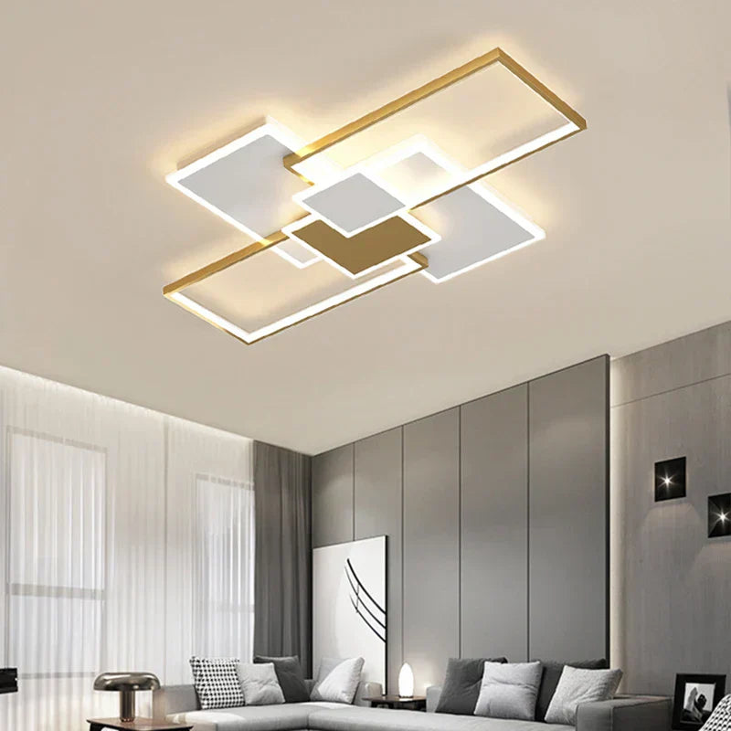 Lámpara de araña moderna LED NovaLume para habitaciones medianas de 15 a 45 m²