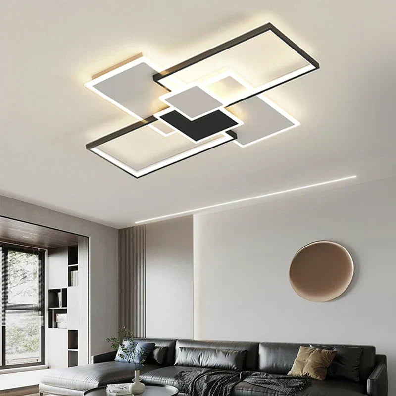 Lámpara de araña moderna LED NovaLume para habitaciones medianas de 15 a 45 m²