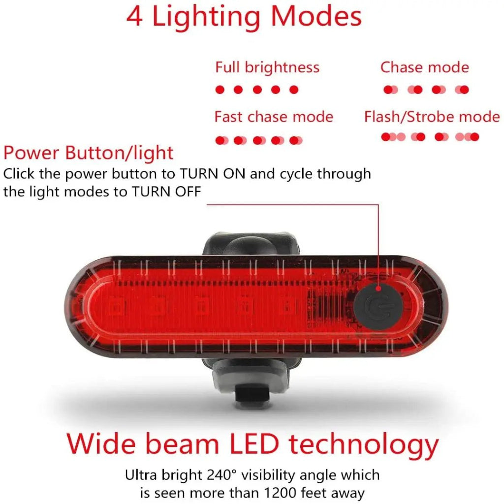 NovaGuard USB Rechargeable Rear Light Delivers Peak Visibility On Roads And Trails