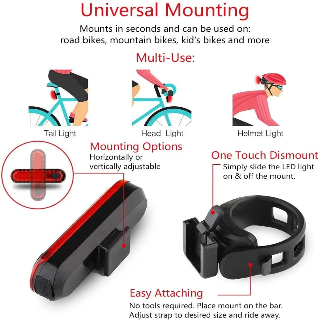 NovaGuard USB Rechargeable Rear Light Delivers Peak Visibility On Roads And Trails