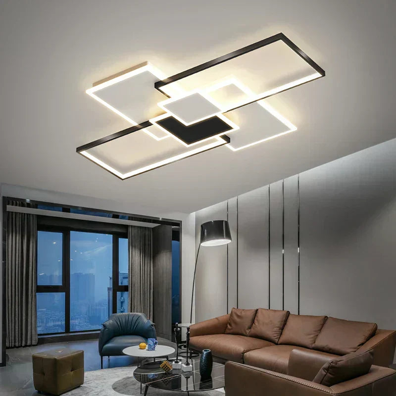 Lámpara de araña moderna LED NovaLume para habitaciones medianas de 15 a 45 m²