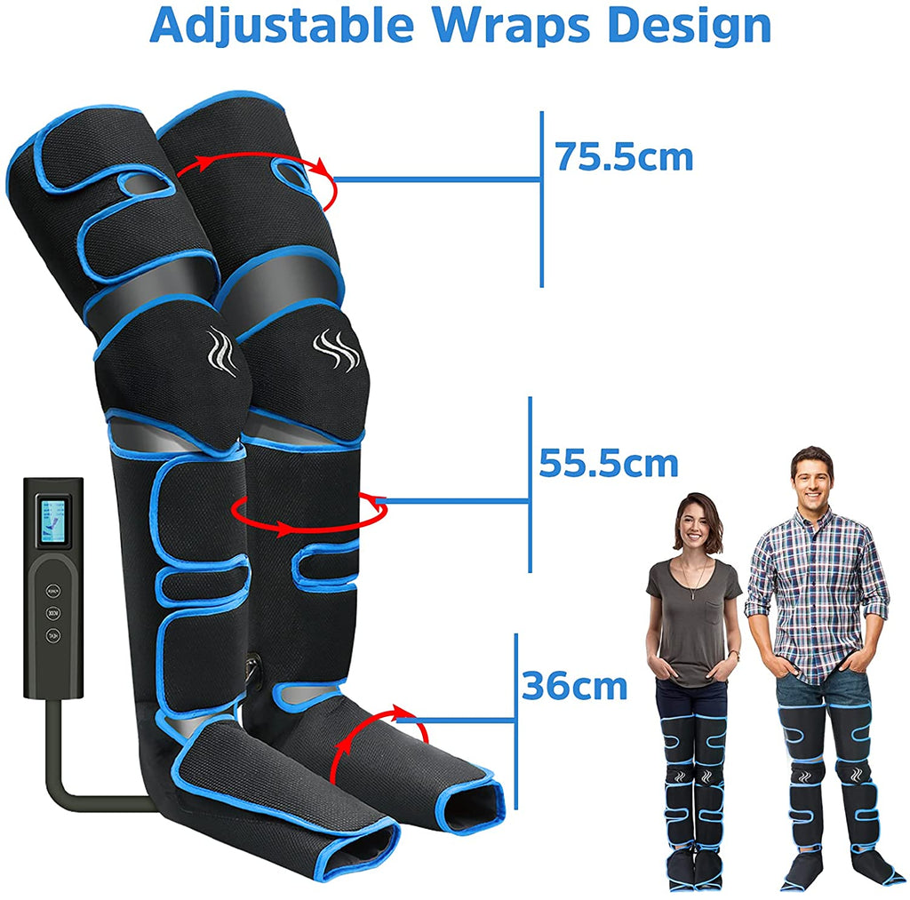 VigorFlow Air-C Kompressionsmassage för vader och ben för hemmabruk