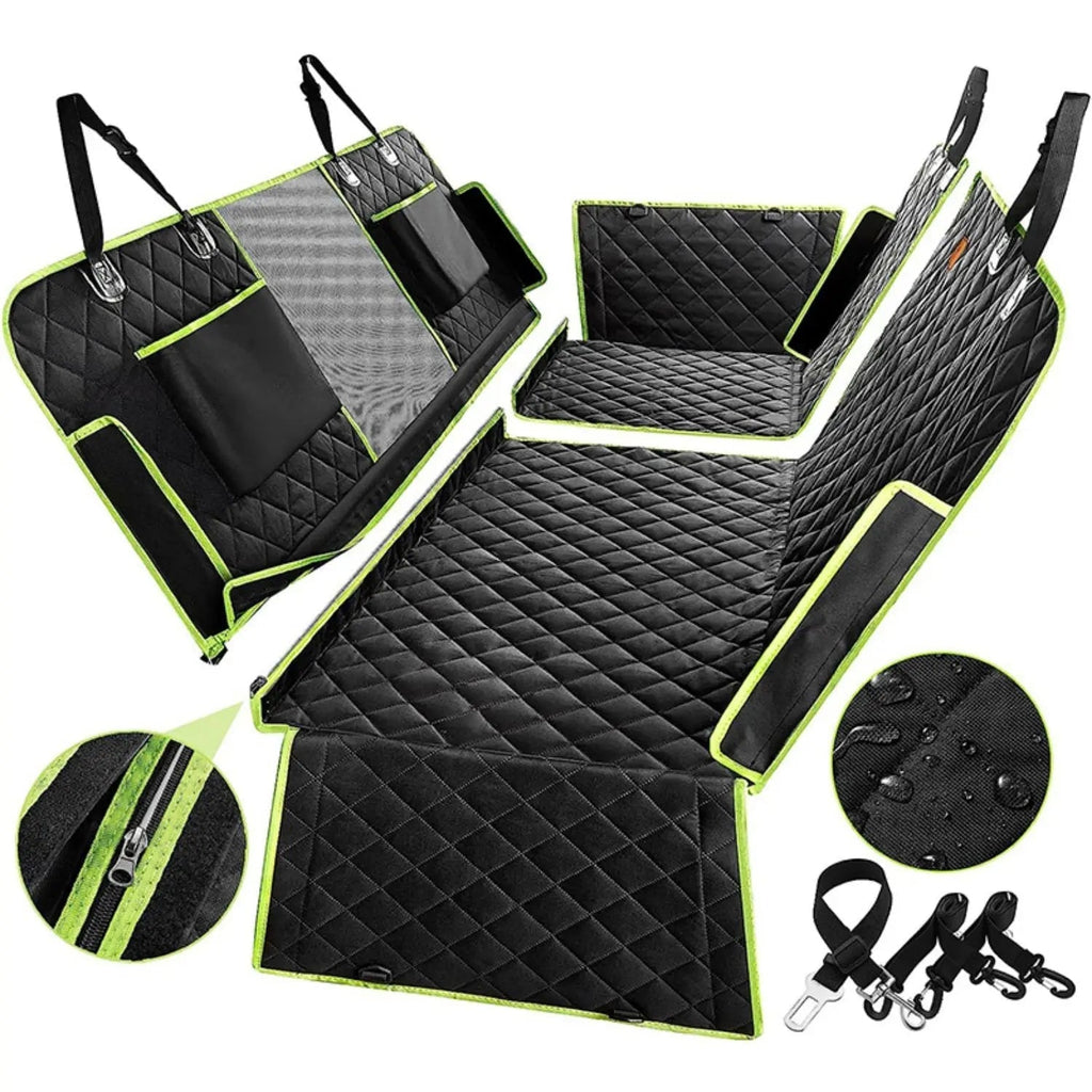 Furride Funda Impermeable 6 en 1 para Asiento de Perro en Coches SUV, Protector para Asiento Trasero