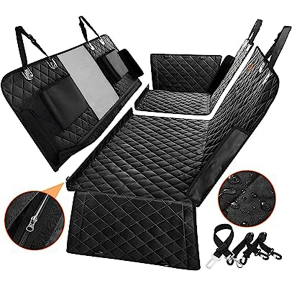 Furride Funda Impermeable 6 en 1 para Asiento de Perro en Coches SUV, Protector para Asiento Trasero