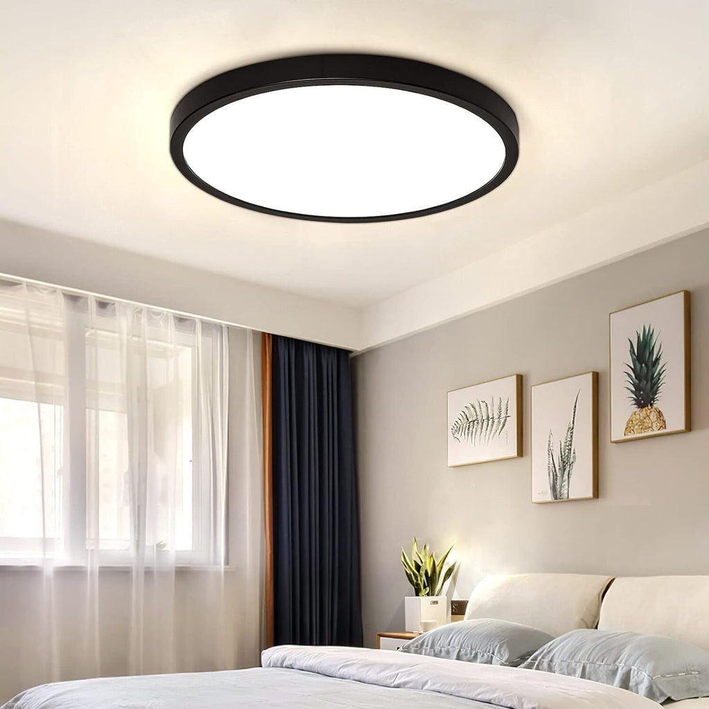 Smukła wodoodporna lampa sufitowa LED do łazienek z ultracienkim designem