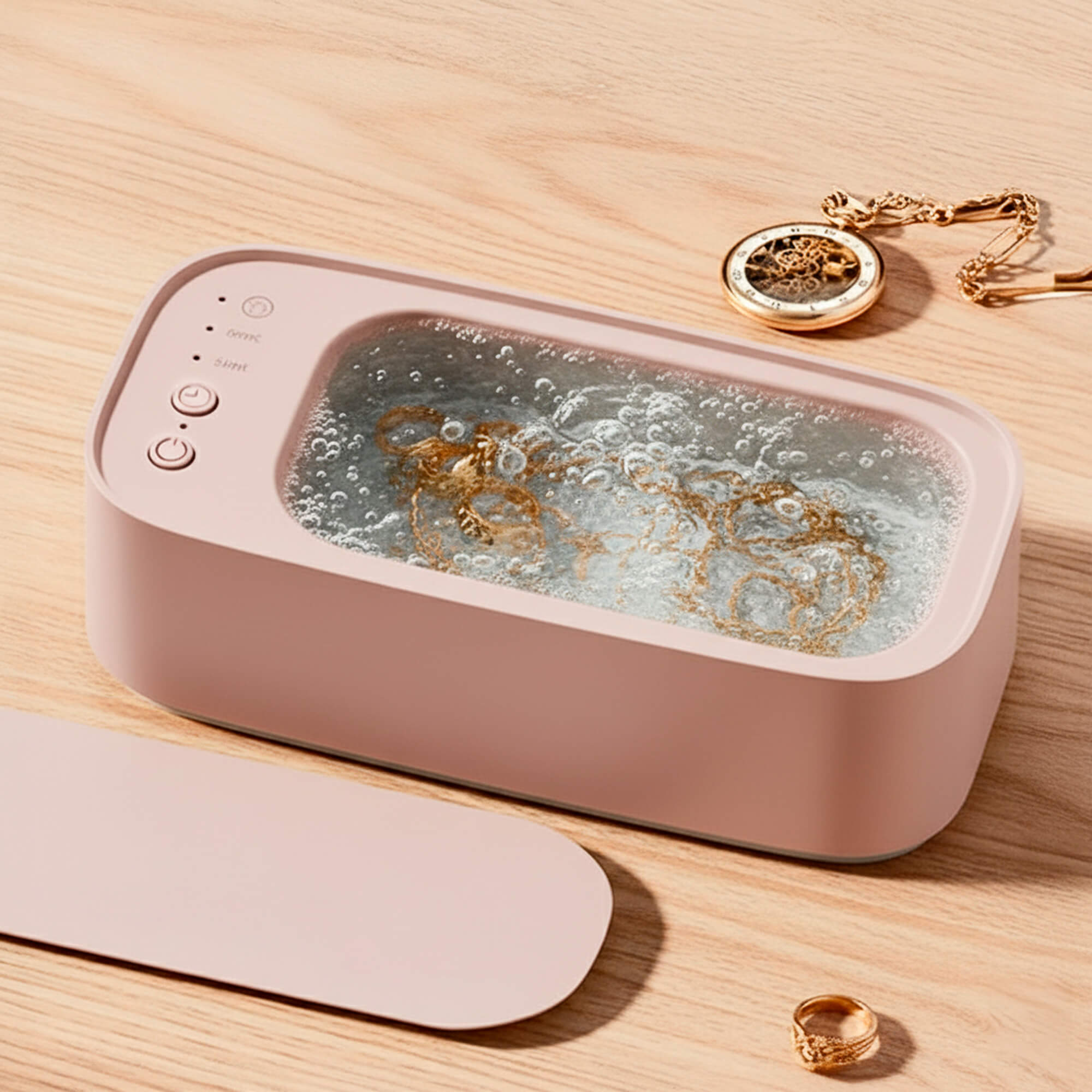 Everyday Ultrasonic Cleaner Designed For Jewelry And Eyewear Timepieces And Dentures
