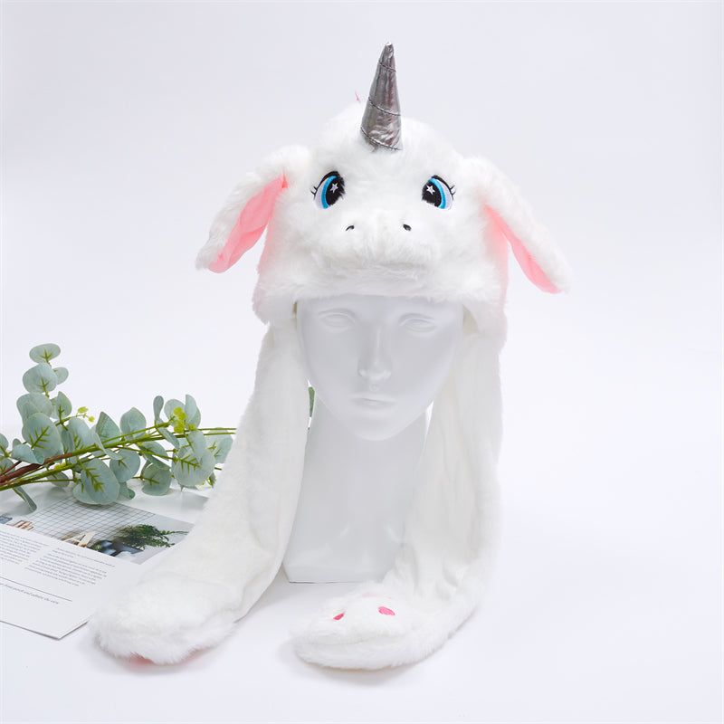 Cappello con Orecchie Mobili BunnyJoy che Illumina Ogni Viso con un Sorriso Allegro