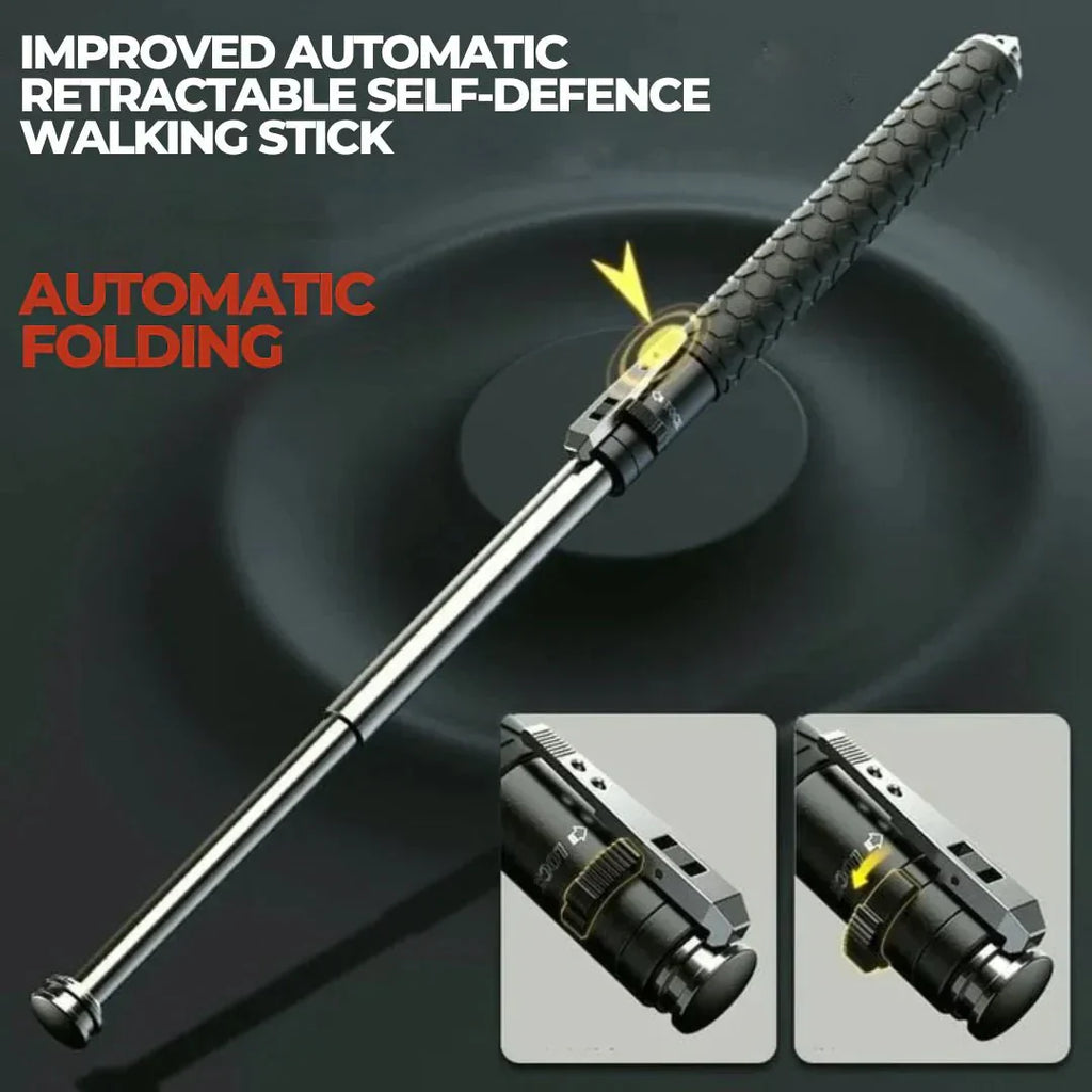 Sentinel Trek Stick With Auto Deploy Walking Aid For Outdoor Adventures