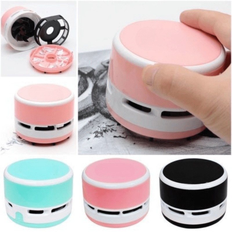 Effortless Portable Mini Vacuum With Brush Attachment For Car And Desk