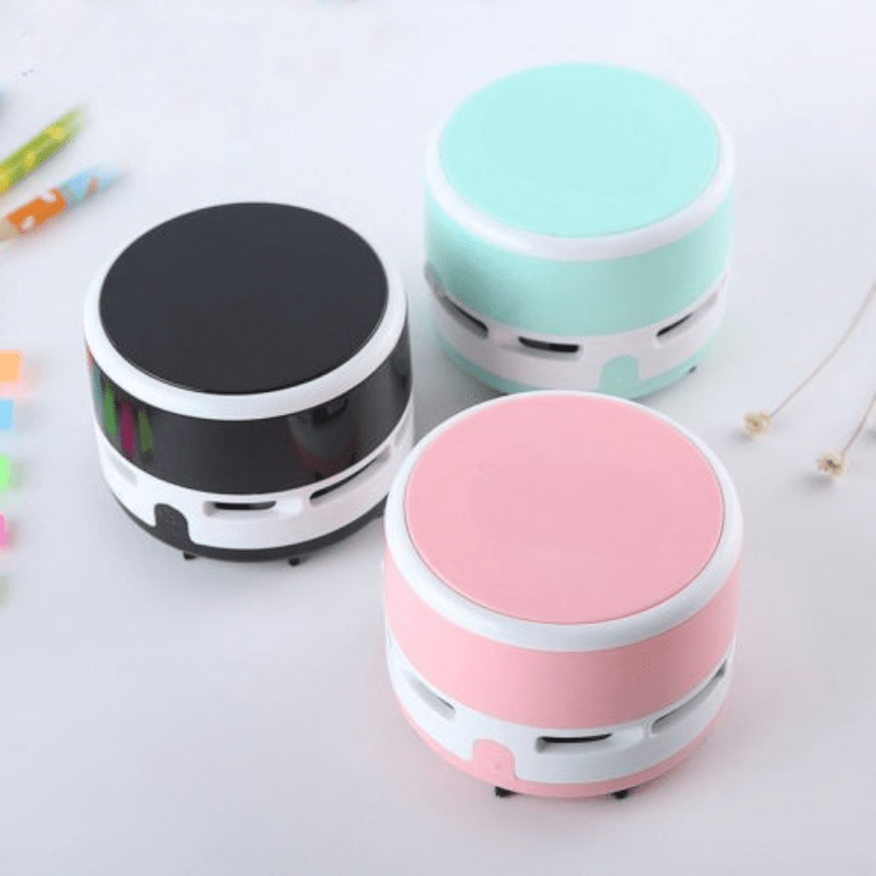 Effortless Portable Mini Vacuum With Brush Attachment For Car And Desk