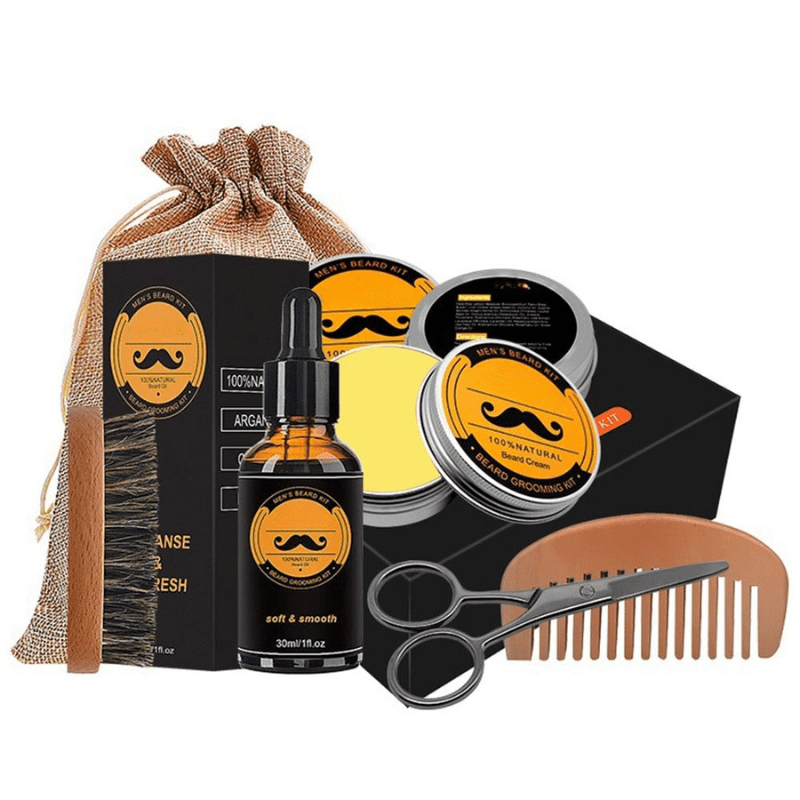 Kit BeardVibe para el Crecimiento de Barba en Zonas Irregulares y para un Crecimiento Saludable de la Barba