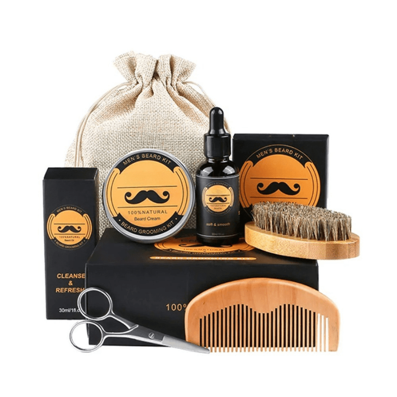 Kit BeardVibe para el Crecimiento de Barba en Zonas Irregulares y para un Crecimiento Saludable de la Barba