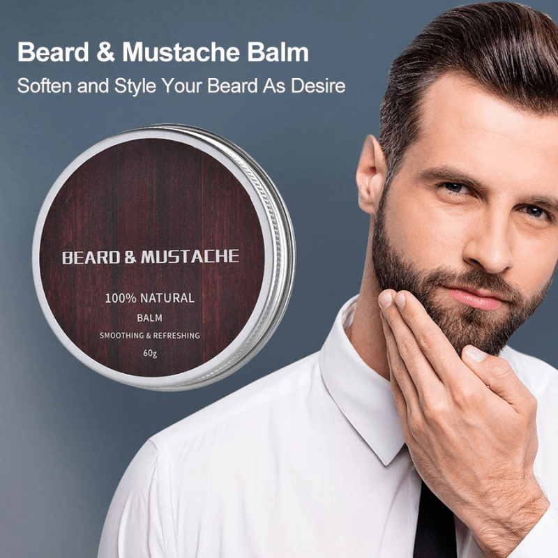 Kit BeardVibe para el Crecimiento de Barba en Zonas Irregulares y para un Crecimiento Saludable de la Barba