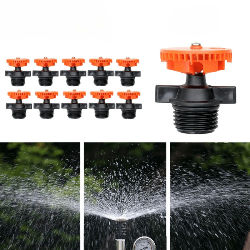 AeroFlow 360 graders roterende sprinklerhode for hjemmehager med jevn vanning