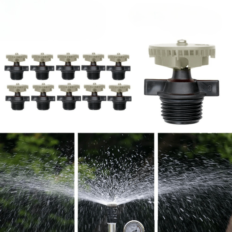 AeroFlow 360 graders roterende sprinklerhode for hjemmehager med jevn vanning