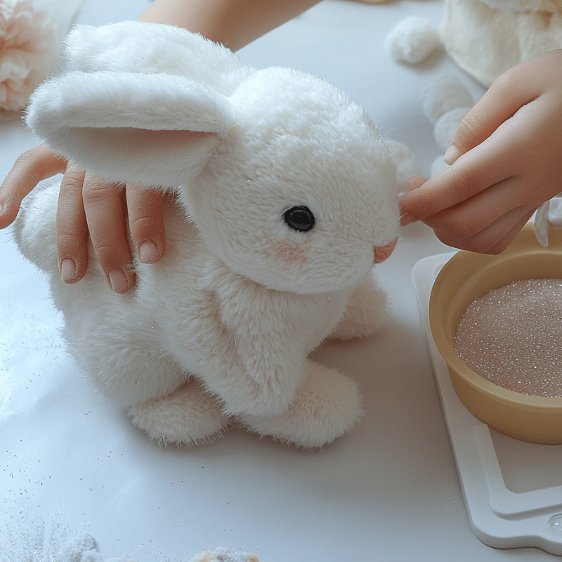 Interaktywny królik PawBop dla właścicieli zwierząt z ruchem i dźwiękiem dla niekończącej się zabawy