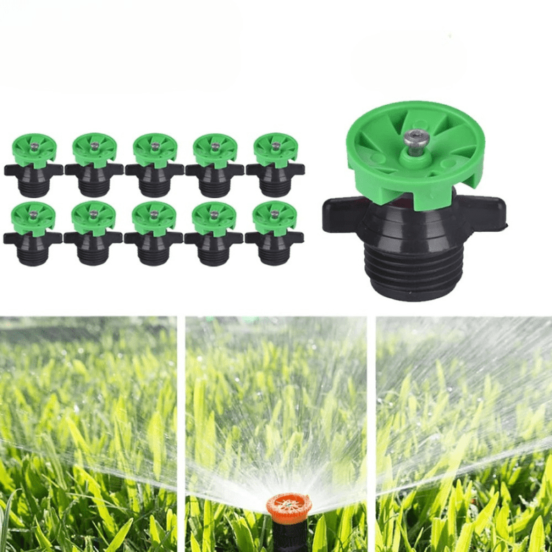 AeroFlow 360 graders roterende sprinklerhode for hjemmehager med jevn vanning