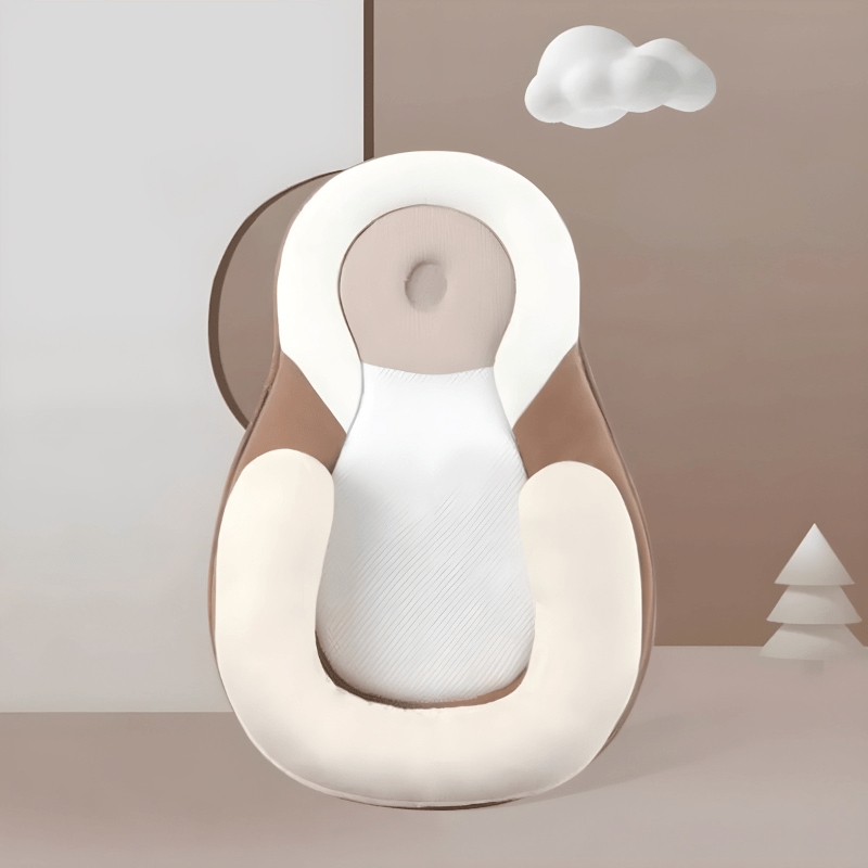 NovaNap Ergonomisches Baby-Kissen für sicheren Schlaf bei Säuglingen und Unterstützung der Kopfform
