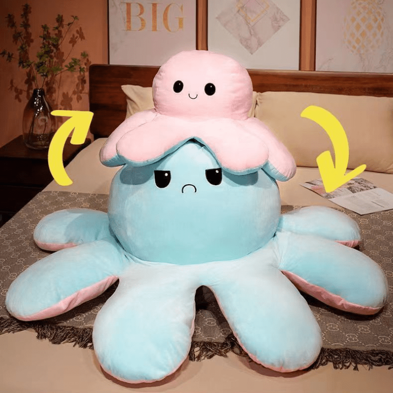 SnuggleOcto Peluche Polvo Brinquedo Para Crianças Amigo Macio e Abraçável