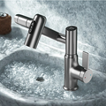 FlowMatrix Height Adjustable Faucet With 360 Degree Swivel And Temperature Display