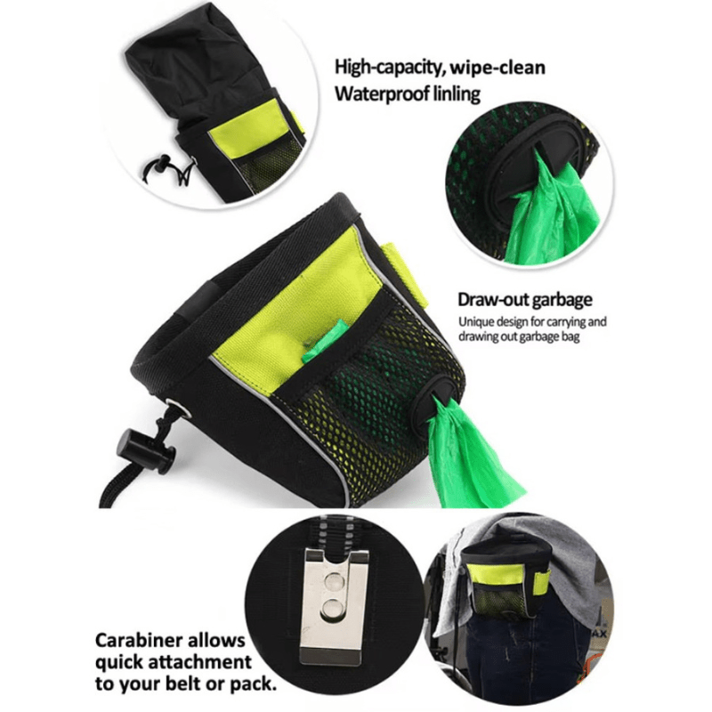 Sac à goûter étanche TrailPouch pour aventures en plein air avec chiens, garde les friandises au sec