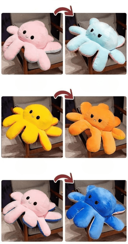 SnuggleOcto Peluche Polvo Brinquedo Para Crianças Amigo Macio e Abraçável
