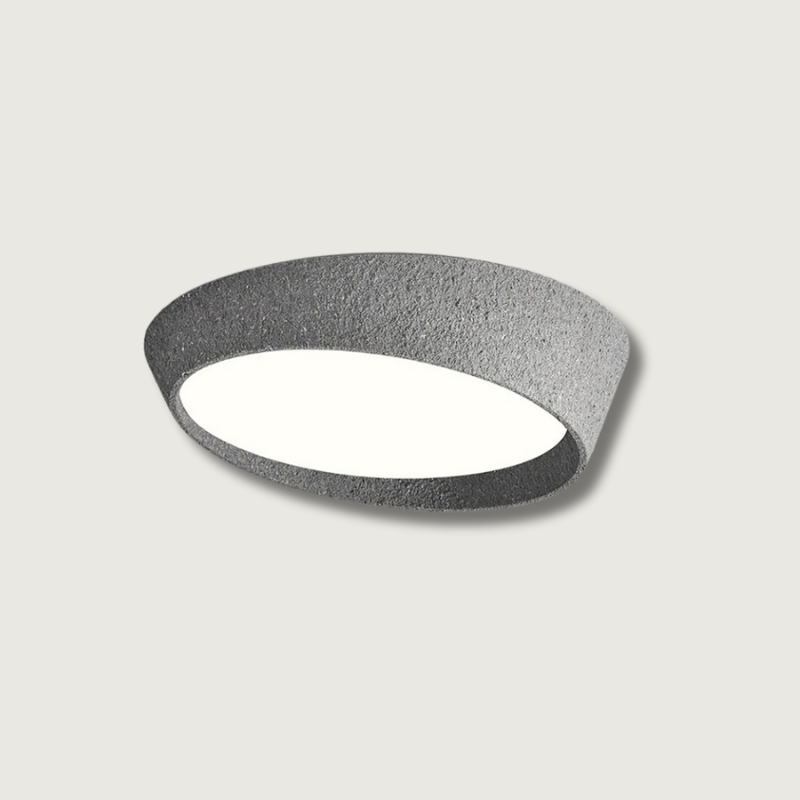 NovaLume LED loftlampe med håndformet skærm og varm glød