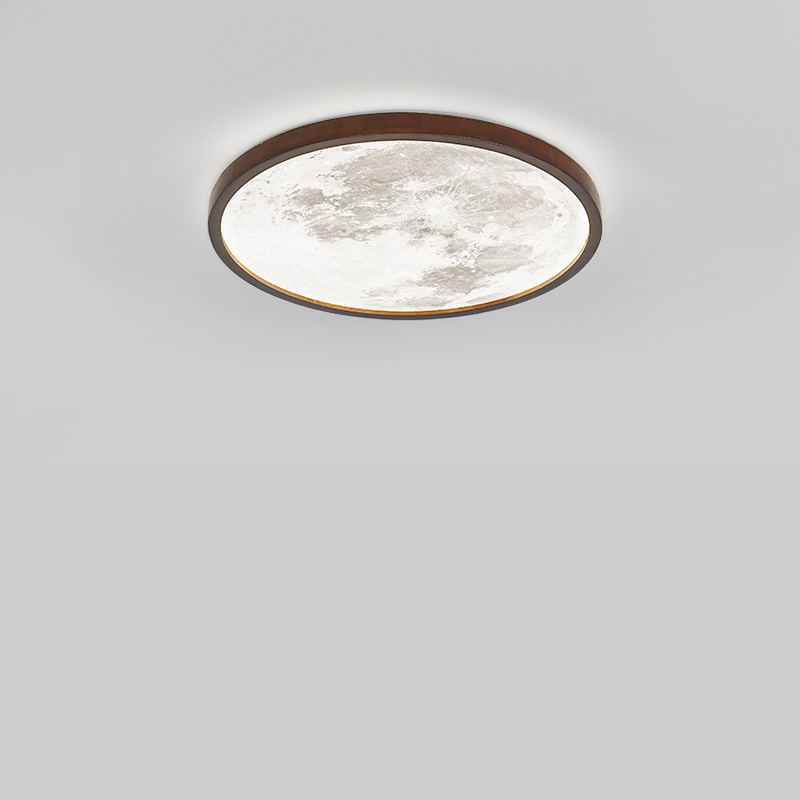 Plafonnier encastré LumaSphere avec éclat chaleureux d'inspiration japonaise pour chambre