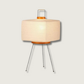 NovaLume Japandi Rice Paper Ambient Table Lamp for Living Room and Bedroom
