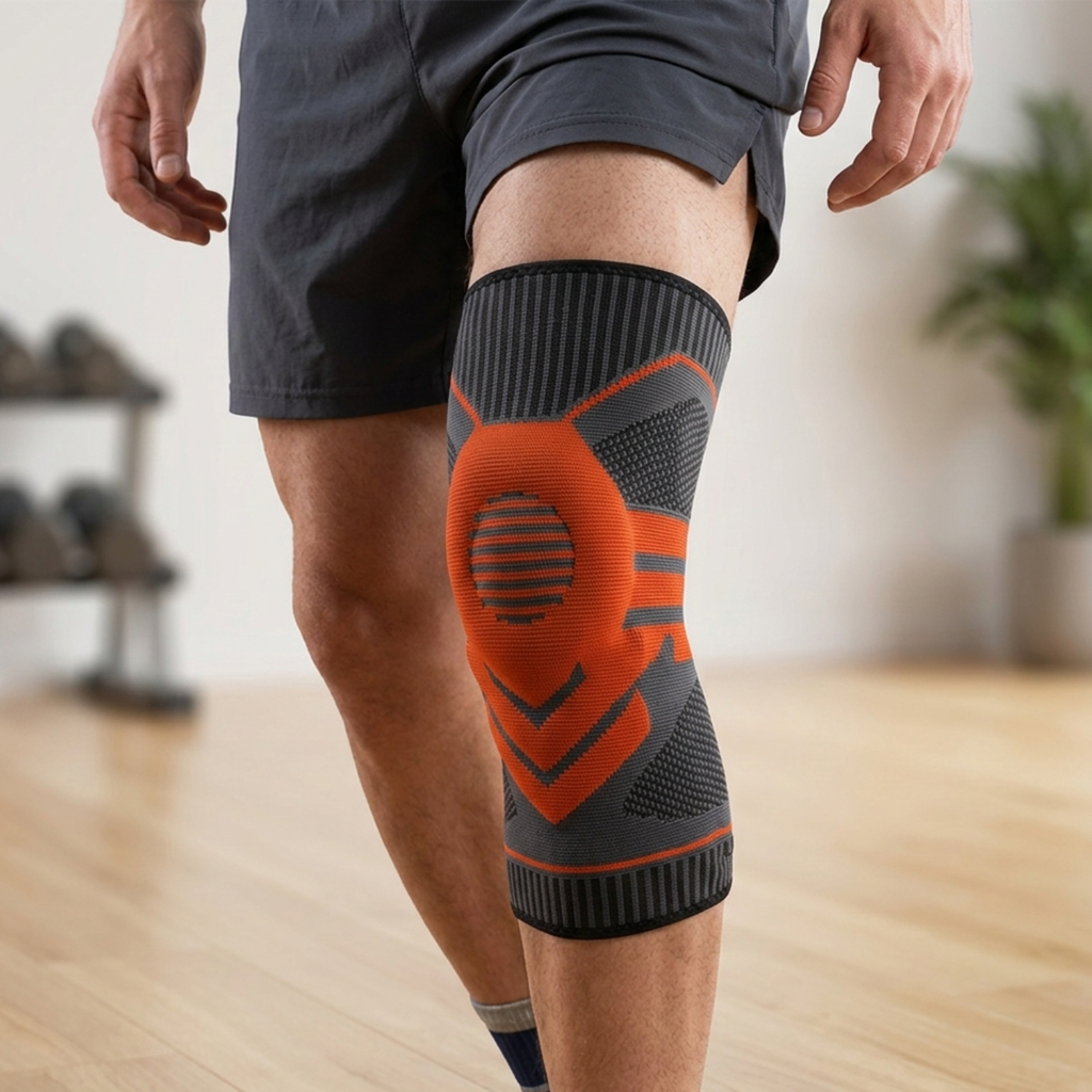 Silicone Knee Pad With Anti-Slip Design For Comfortable Movement